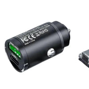 100W Mini USB-C Fast Car Charger Adapter by Habicare