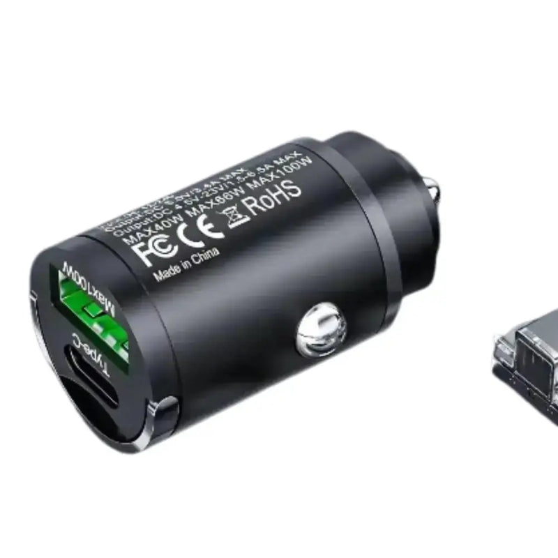 100W Mini USB-C Fast Car Charger Adapter by Habicare