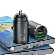 100W Mini USB-C Fast Car Charger Adapter by Habicare