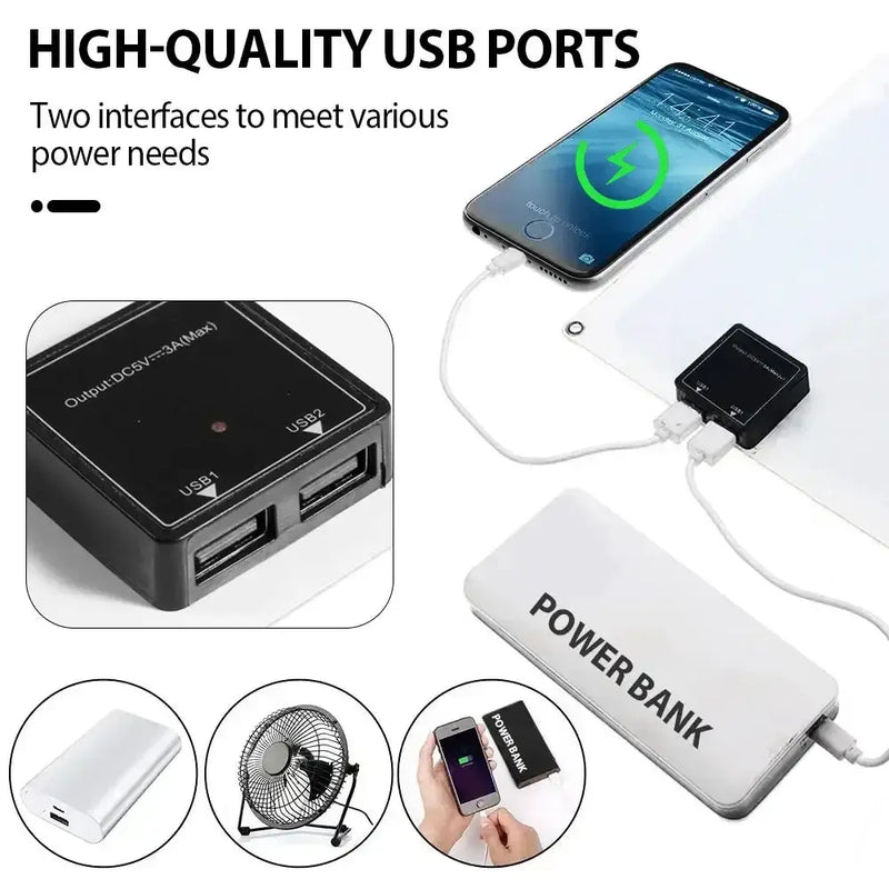 100W Waterproof Solar Panel Charger by Habicare