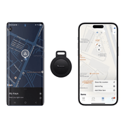 techplus Universal Smart Tracker Tag for Apple Find My & Google Find My Device | Black (E101) Universal Smart Tracker Tag for Apple Find My & Google Find My Device | Black (E101)