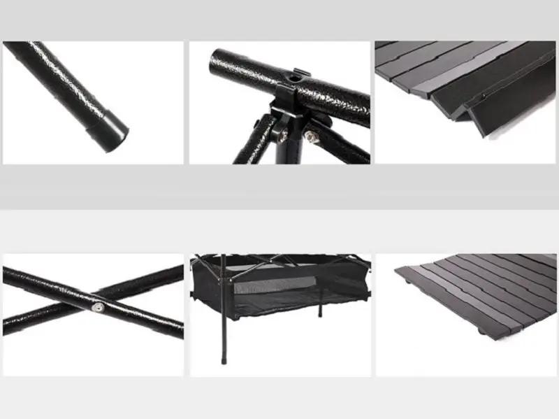 Portable Folding Table Tea Picnic Camping Barbecue Square Table 70*70*70 by dealonline.co.nz