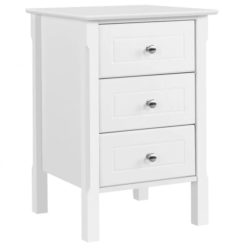 End Table Side Table Nightstand with 3 drawers by Yaheetech