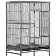 53.5″H Mobile Large Parrot Cage w/ Stand Bird Cage by Yaheetech