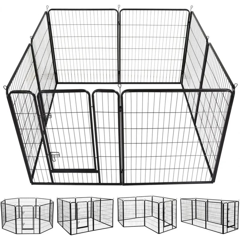 Heavy Duty 8 Panel Pet Playpen by Yaheetech