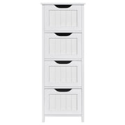 Bathroom Floor Cabinet Wooden Side Storage Organizer by Yaheetech