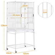 Large Parrot Cage with Stand by Yaheetech