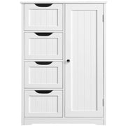Large Wooden Bathroom Floor Cabinet by Yaheetech