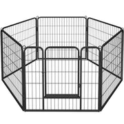 18 Panels Heavy Duty Dog Play Pen Dog Exercise Pen by Yaheetech