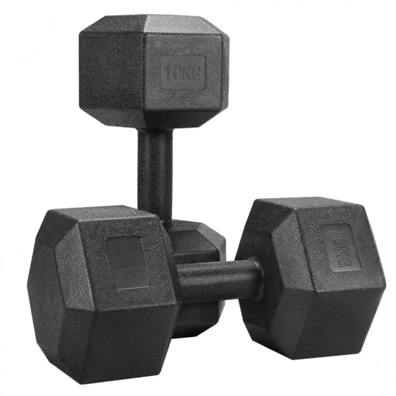Set of 2 x 10kg/22lb Dumbbell Set by Yaheetech