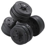 Man Workout Body Building Training Home Dumbbell Set 20 KG by Yaheetech