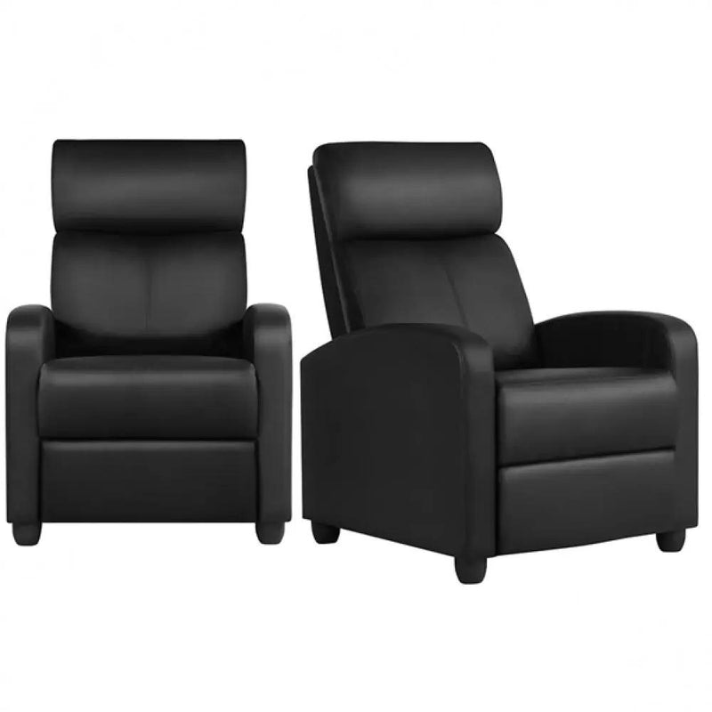 1 pair PU Leather Recliner Chairs by Yaheetech