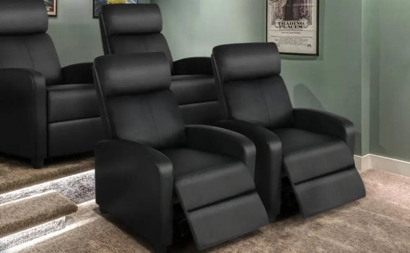 1 pair PU Leather Recliner Chairs by Yaheetech