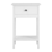 Bedside End Table Storage Cabinet Night Stand with Drawer by Yaheetech