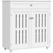 4 Tier Shoe Storage Cabinet 1 Drawer Closed Adjustable Shoes Rack by Yaheetech