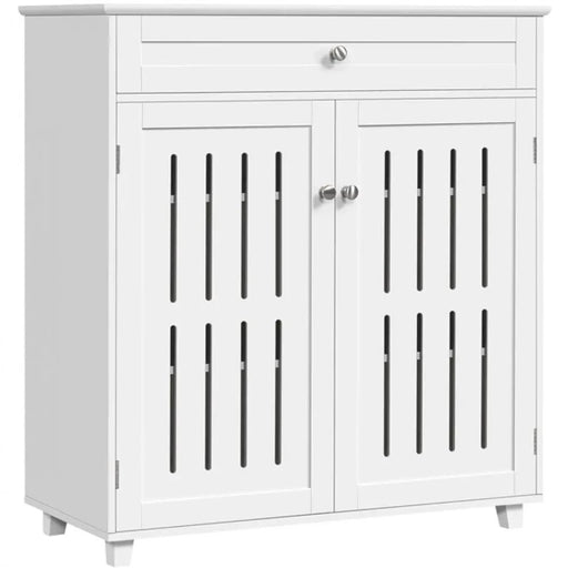 4 Tier Shoe Storage Cabinet 1 Drawer Closed Adjustable Shoes Rack by Yaheetech
