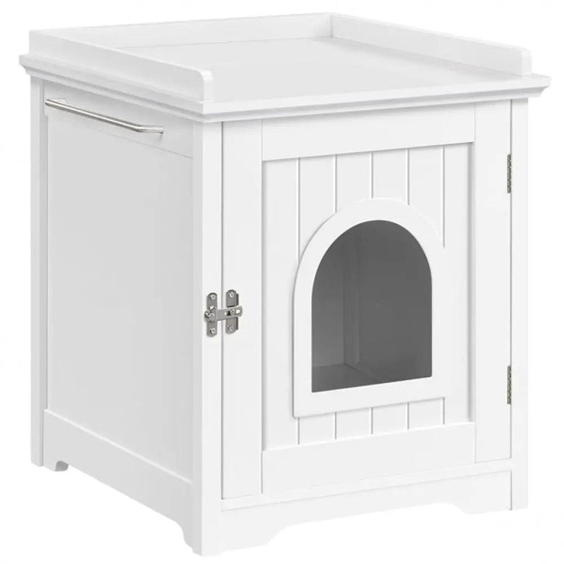 Indoor Cat Litter Box Cat Loo Cabinet by Yaheetech