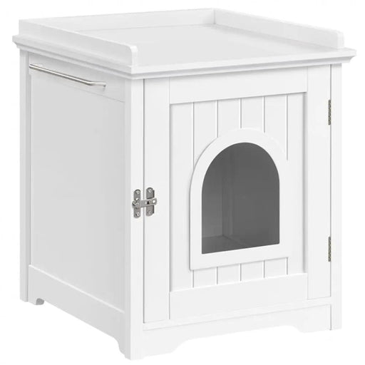 Indoor Cat Litter Box Cat Loo Cabinet by Yaheetech