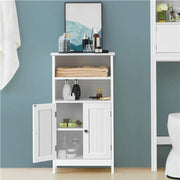 Free Standing Floor Cabinet Bathroom Storage Unit by Yaheetech