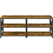 Vintage 3-layer TV Stand for TV up to 70 Inches by Yaheetech