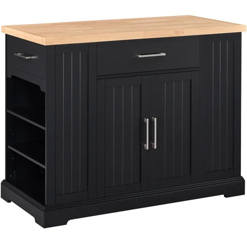 Rolling Kitchen Island Kitchen Trolley by Yaheetech