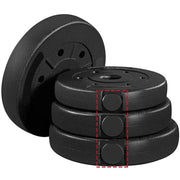 30kg Adjustable Dumbbell Set by Yaheetech