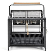 26" Wrought Iron Travel Bird Cage Carrier for Small to Medium Sized Birds by Yaheetech