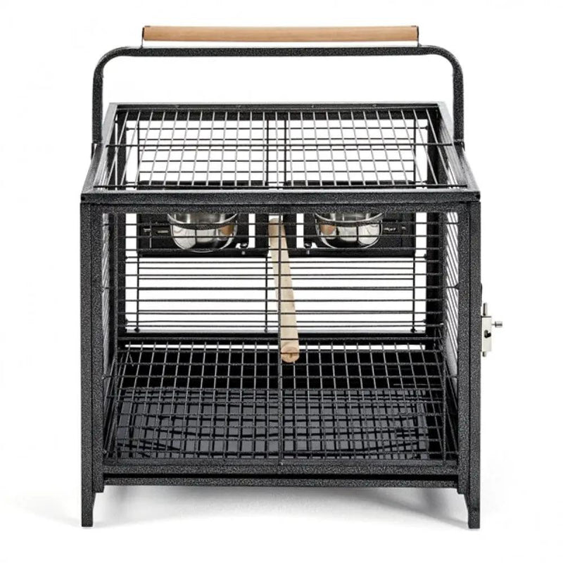 26" Wrought Iron Travel Bird Cage Carrier for Small to Medium Sized Birds by Yaheetech
