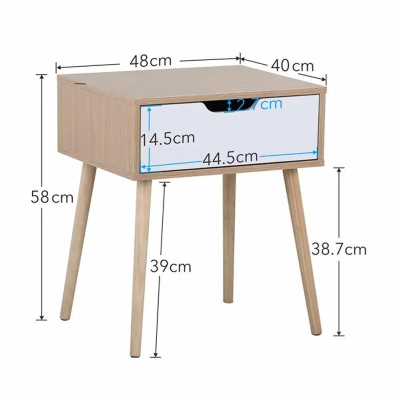 2pcs Brand New Bedside Table Nightstand End Table Nightstand by Yaheetech