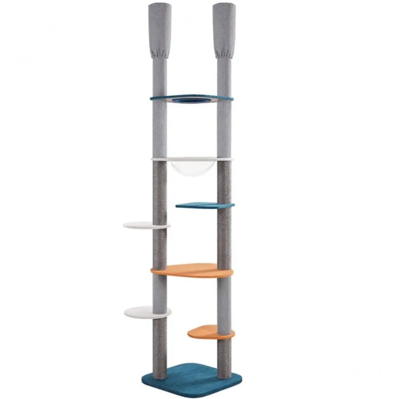 8-8.6FT Floor-to-Ceiling Cat Tree by Yaheetech