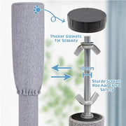 8-8.6FT Floor-to-Ceiling Cat Tree by Yaheetech