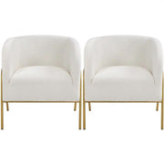 2pcs Contemporary Accent Armchair by Yaheetech