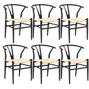6pcs Weave Dining Chairs by Yaheetech