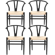 4PCS Weave Arm Chairs by Yaheetech