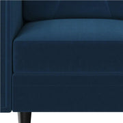 Velvet Upholstered Corner Sofa by Yaheetech
