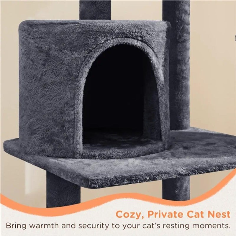 Multi Level Cat Tower by Yaheetech