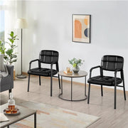 2pcs Office Reception Chairs Faux Leather Guest Chairs by Yaheetech