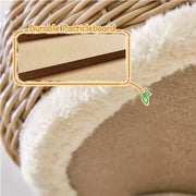36″ Tall Rattan Cat Tree Cat House Cat Tower by Yaheetech