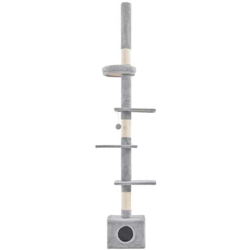 2.3-2.7M Floor-to-Ceiling Cat Tree Adjustable Tall Cat Tower by Yaheetech