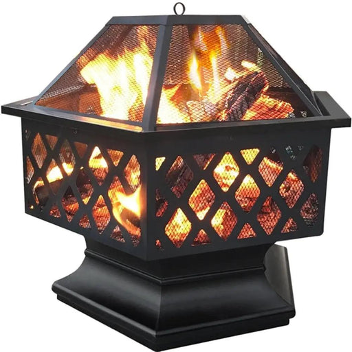 24in Heavy Duty Fire Pit by Yaheetech