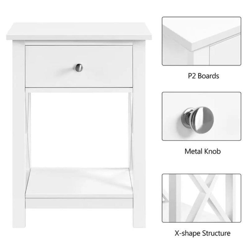 Side Table by Yaheetech