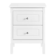 End Table Side Table Nightstand Bedside Table with 2 Drawers by Yaheetech