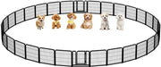 32pcs Dog Pen Metal Pet Playpen by Yaheetech