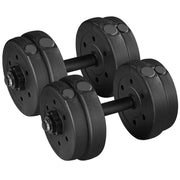 15kg/33lb Adjustable Dumbbell Weight Set by Yaheetech