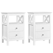 2x Side Table Nightstand End Table by Yaheetech