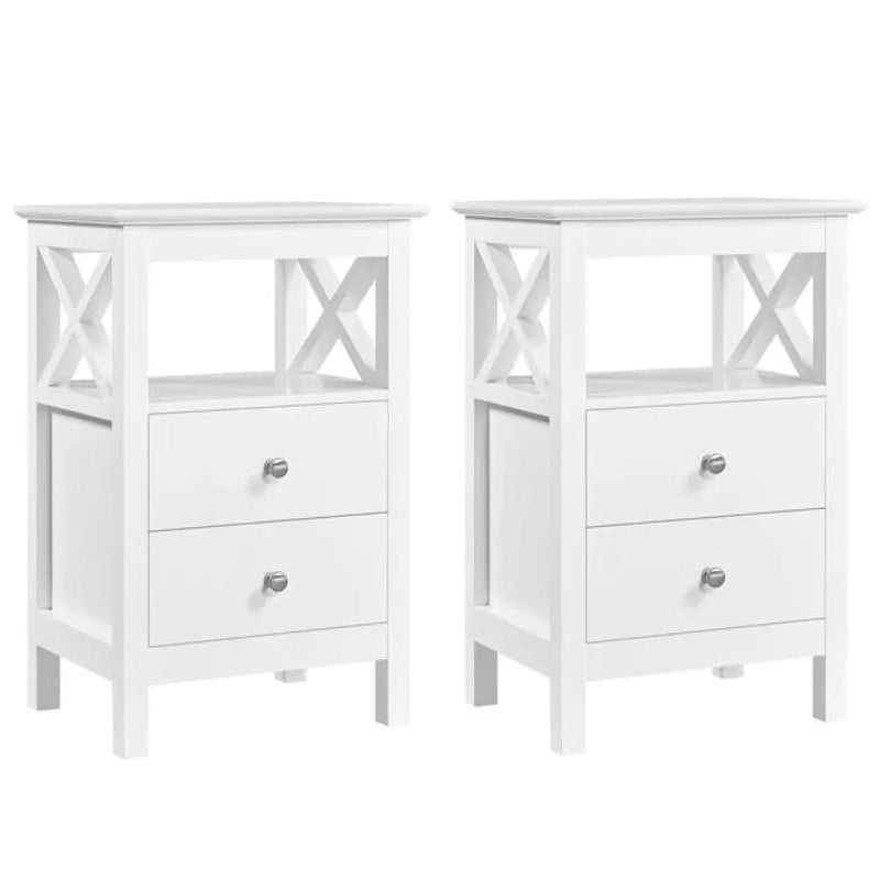 2x Side Table Nightstand End Table by Yaheetech