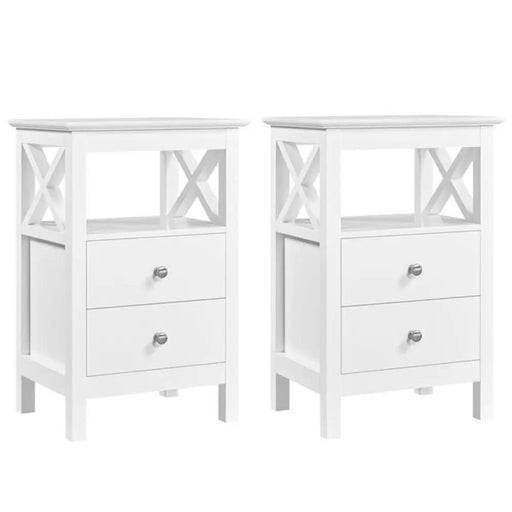 2x Side Table Nightstand End Table by Yaheetech