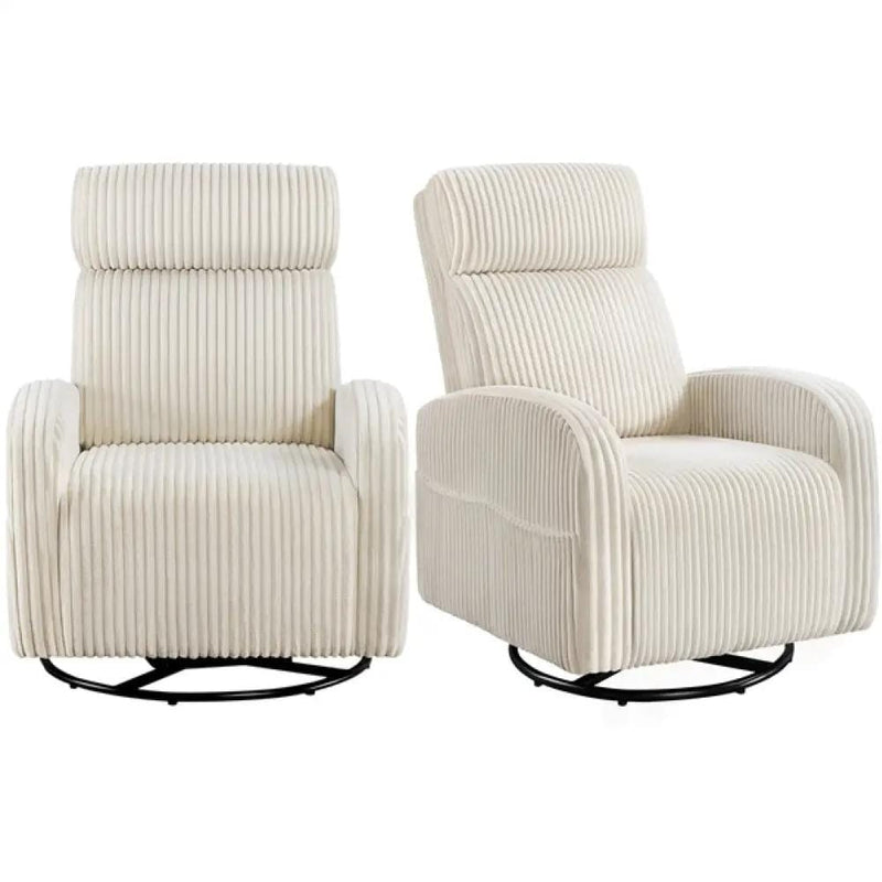 360-Degree Swiveling Nursing Glider Chair Rocking Chair by Yaheetech
