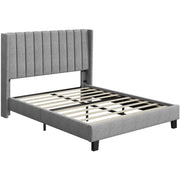Queen Upholstered Bed Frame by Yaheetech
