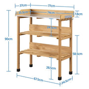 Outdoor Potting Bench by Yaheetech